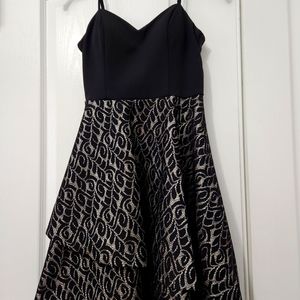 Semi-formal Junior Black Dress